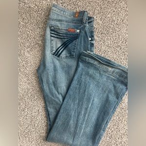 7 DOJO JEANS SIZE 30 - inseam 34”